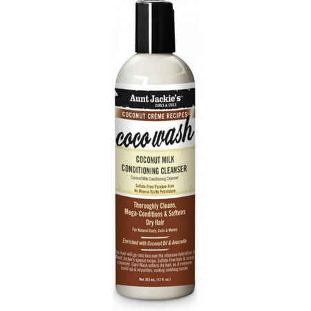 AUNT JACKIE'S COCO WASH CONDITIONING CLEANSER 12OZ