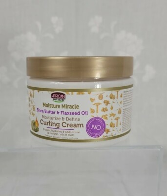 AFRICAN PRIDE MOISTURE MIRACLE CURL CREAM 12oz (CS/6)