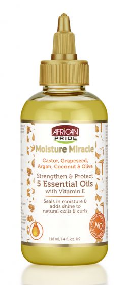 AFRICAN PRIDE MOISTURE MIRACLE OIL 4oz (CS/6)
