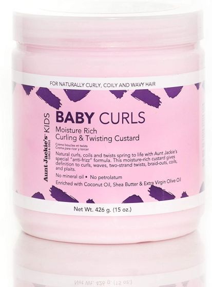 AUNT JACKIE'S KIDS CURLING &   TWISTING CUSTARD 15oz (cs/6)