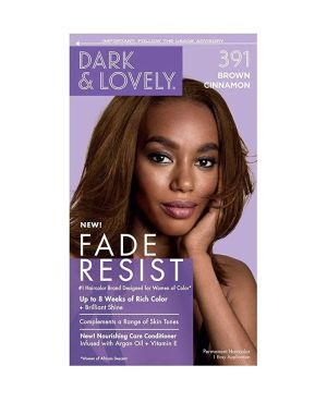 DARK & LOVELY FADE RESIST COLOR#391 BROWN CINNAMON           *