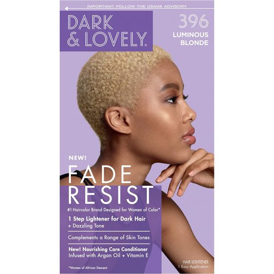 DARK & LOVELY FADE RESIST COLOR#396 LUMINOUS BLONDE          *