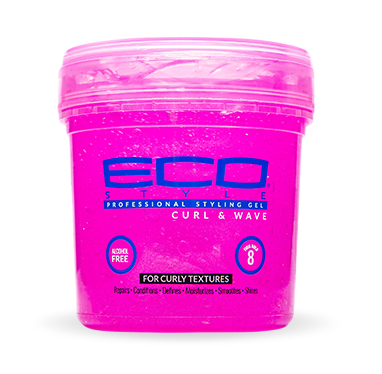 ECOSTYLE STYLING GEL CURL AND  WAVE PINK 8 OZ (CS/24)        *