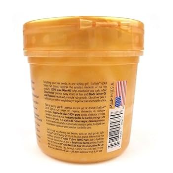 ECOSTYLE STYLING GEL GOLD      16 OZ (CS/6)                  *