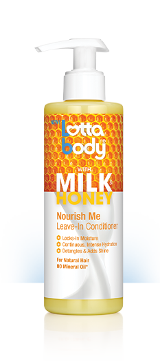 LOTTABODY MILK & HONEY 8oz     LEAVE-IN CONDITIONER
