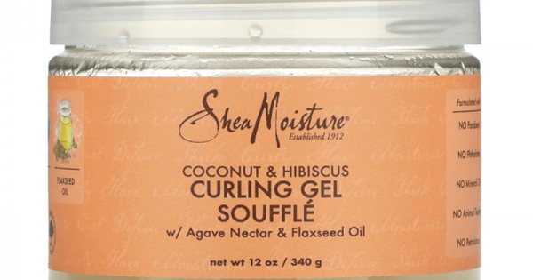 SHEA MOISTURE COCONUT &HIBISCUSCURL GEL SOUFFLE 12oz (DL/3)  *