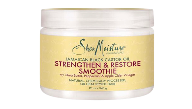 SHEA MOISTURE JAMAICAN BLACK   CASTOR OIL SMOOTHIE 12oz(DL/3)*