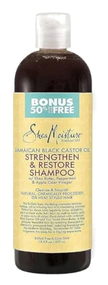 SHEA MOISTURE JAMAICAN BLACK   CASTOROIL REPL SH 19.5oz(DL/3)*