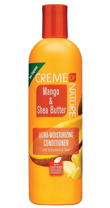 CREME OF NATURE MANGO & SHEA BUTTER Ultra-Moisture Conditioner 12OZ