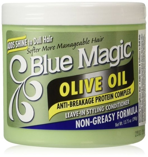 [ST173-1] BLUE MAGIC Olive Oil Leave In Stylibg Conditioner 390G