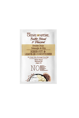 [RR00532] CREME OF NATURE Leave In Conditioner Butter Blend ,Flaxseed Oil, Argan Oil 51,8ML