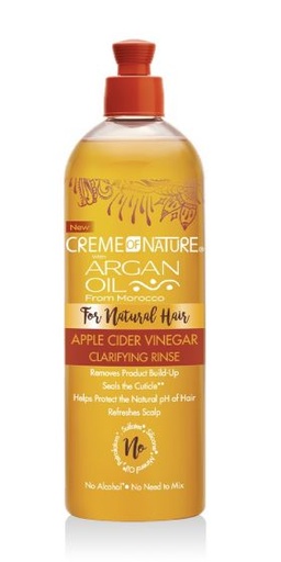 [075724389793] CREME OF NATURE Argan Oil Clarifying Rinse Apple Cider Vinegar 460ML