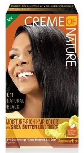 [RR78011] CREME OF NATURE C11 NATURAL BLACK AMMONIA - FREE