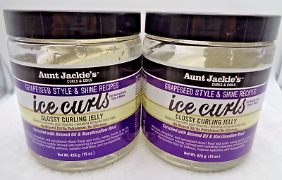 [CH65815] AUNT JACKIE'S GRAPESEED ICE CURLS JELLY 15oz (BONUS)