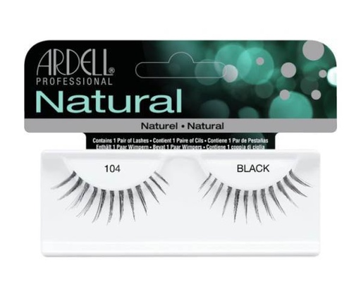 [074764604101] ARDELL FAUX CILS 104 BLACK
