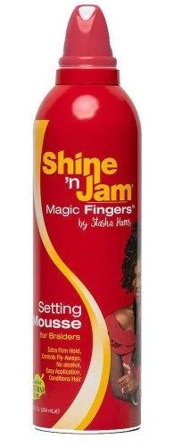 [077312412555] AMPRO SHINE N JAM MAGIC FINGERS SETTING MOUSSE 12 OZ