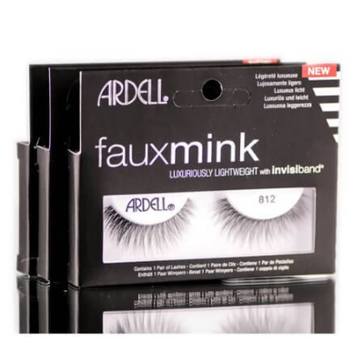 [074764667670] ARDELL FAUXMINK KNOT FREE INVISIBAND DEMI WISPIES