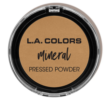 [081555793807] L.A. COLORS MINERAL PRESSED POWDER TOASTED ALMOND