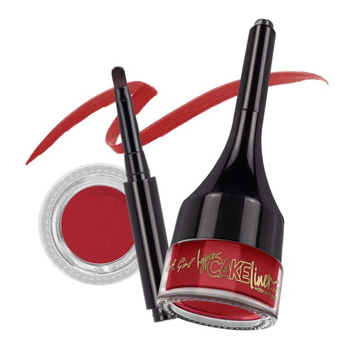 [081555960261] L.A. GIRL HYPER CAKE LINER FLAMIN' RED