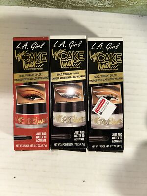 [081555960223] L.A. GIRL HYPER CAKE LINER WHITE OUT