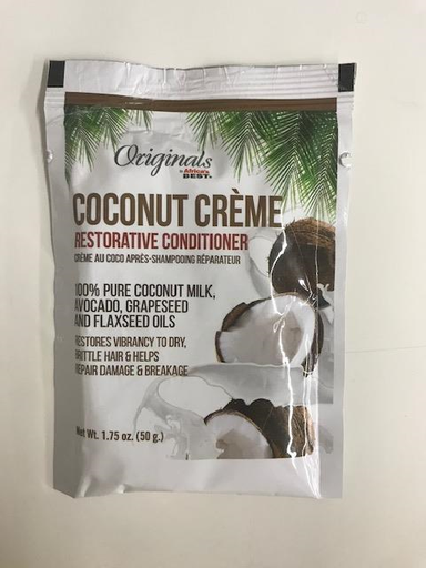 [08529702] AFRICA'S BEST COCONUT CREME    CONDITIONER 1.75 OZ (DL/12)