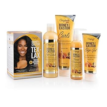 [08521001] AFRICA'S BEST HONEY & CASTOR   TEX-LAX TEXTURE SOFTENING KIT