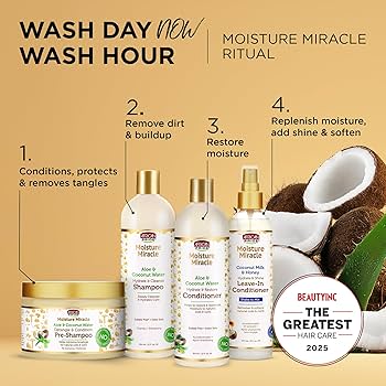 [15015412] AFRICAN PRIDE MOISTURE MIRACLE PRE SHAMPOO 12oz (CS/6)