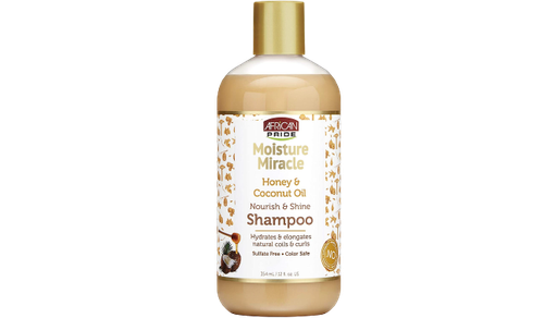 [15015512] AFRICAN PRIDE MOISTURE MIRACLE SHAMPOO 12oz (CS/6)