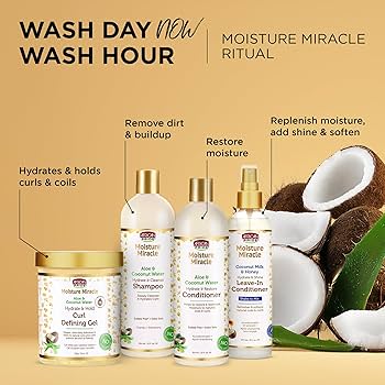 [AP44246] AFRICAN PRIDE MOISTURE MIRACLE CURL DEFINING GEL 18 OZ (CS/6)