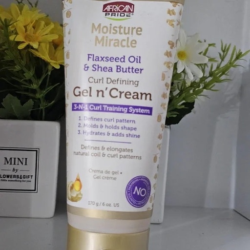[15048904] AFRICAN PRIDE MOISTURE MIRACLE 3IN1 GEL N' CREAM 6oz (CS/6)