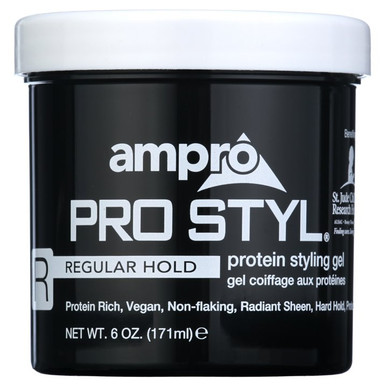 [22840622] AMPRO PROTEIN GEL 6 oz BLACK   (CS/24)