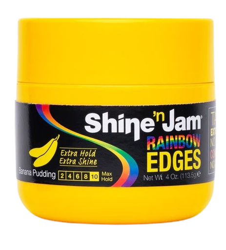 [22841280] AMPRO SHINE N JAM RAINBOW EDGES4 OZ BANANA PUDDING (CS/6)