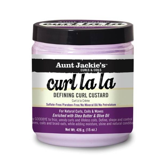 [08569615] AUNT JACKIE'S CURL LA LA       CUSTARD 15 OZ