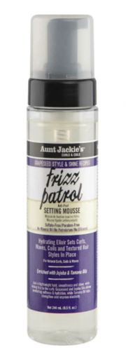 [CH66008] AUNT JACKIE'S GRAPESEED FRIZZ  PATROL SETTING MOUSSE 8.25 OZ