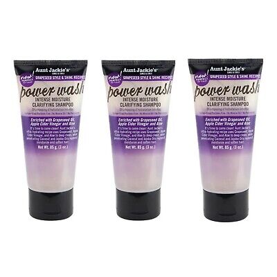 [08565603] AUNT JACKIE'S GRAPESEED POWER  WASH SHAMPOO 3 OZ (DL/6)