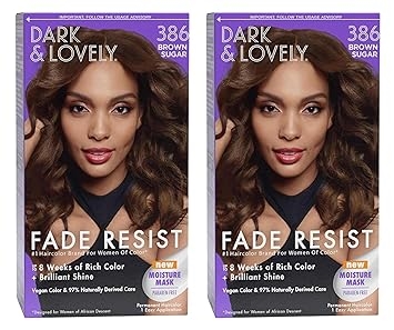 [CR386] DARK & LOVELY FADE RESIST COLOR#386 BROWN SUGAR              *