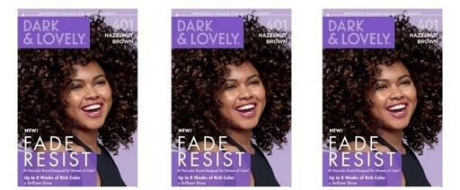 [CR1597] DARK & LOVELY FADE RESIST COLOR#401 HAZELNUT BROWN           *