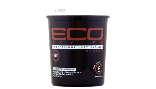 [05800103] ECOSTYLE STYLING GEL PROTEIN   BLACK/RED 32 OZ (CS/6)        *