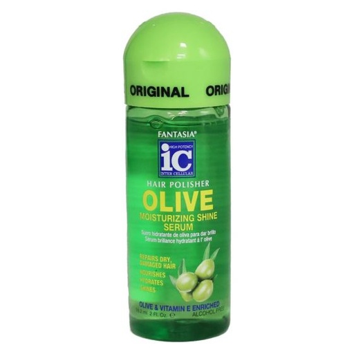 [FN3026] I.C. HAIR POLISHER OLIVE       MOISTURIZING SERUM 2 OZ