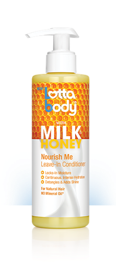 [075724448377] LOTTABODY MILK & HONEY 8oz     LEAVE-IN CONDITIONER
