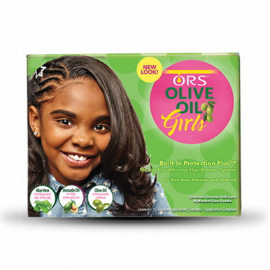 [12511155] ORS OLIVE OIL GIRLS NO LYE     RELAXER KIT (CS/6)