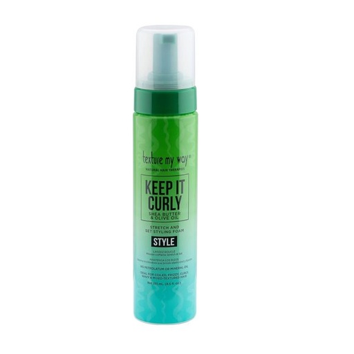 [08527208] TEXTURE MY WAY KEEP IT CURLY   STRETCH & SET STYLE FOAM 8.5oz
