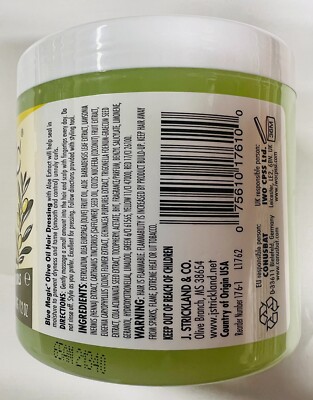 [ST176-1] BLUE MAGIC OLIVE OIL HAIR DRESSING ALOE VERA 390G