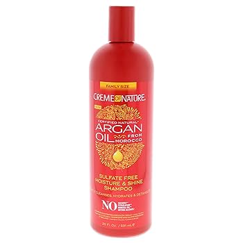 [075724252202] CREME OF NATURE ARGAN OIL  SHAMPOO SULFATE FREE FAMILY SIZE 20OZ